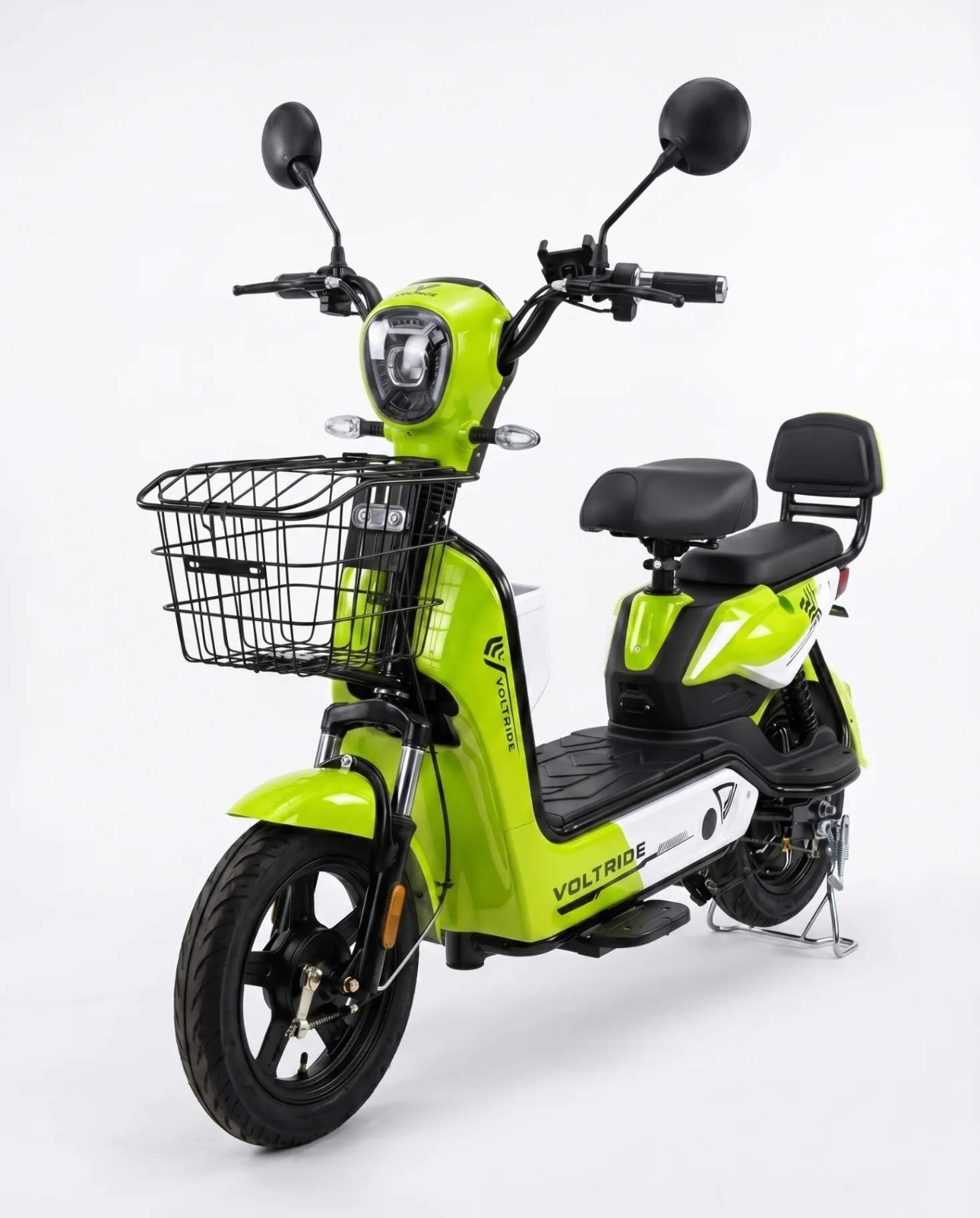 Scooter électrique VOLTRIDE coloris Vert clair  / Blanc