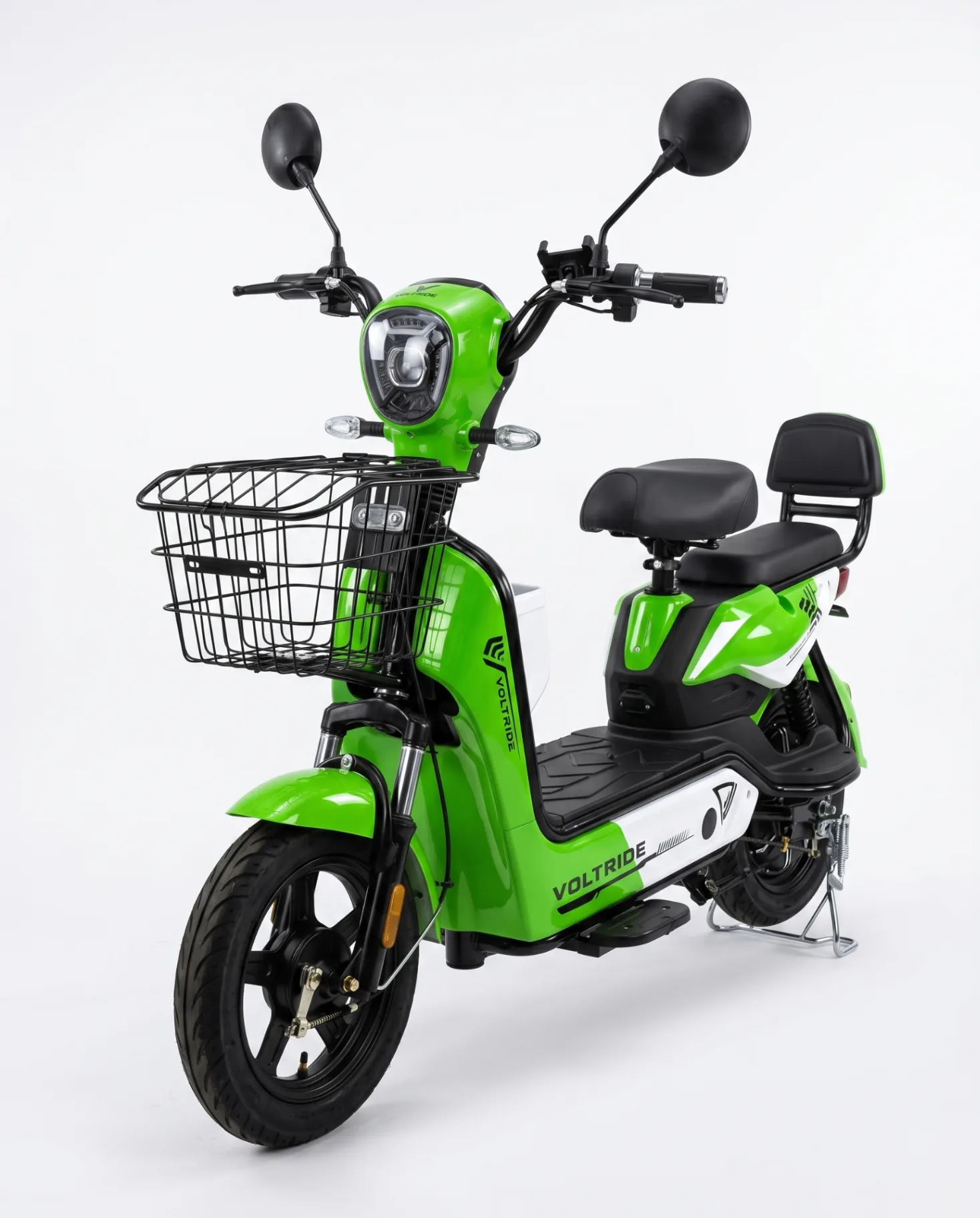 Scooter électrique VOLTRIDE coloris Vert / Blanc